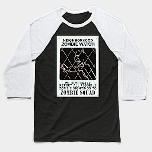 Zombie Watch Baseball T-Shirt